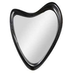 Celine wall mirror in Ebony stain on Ash wood by Amorph