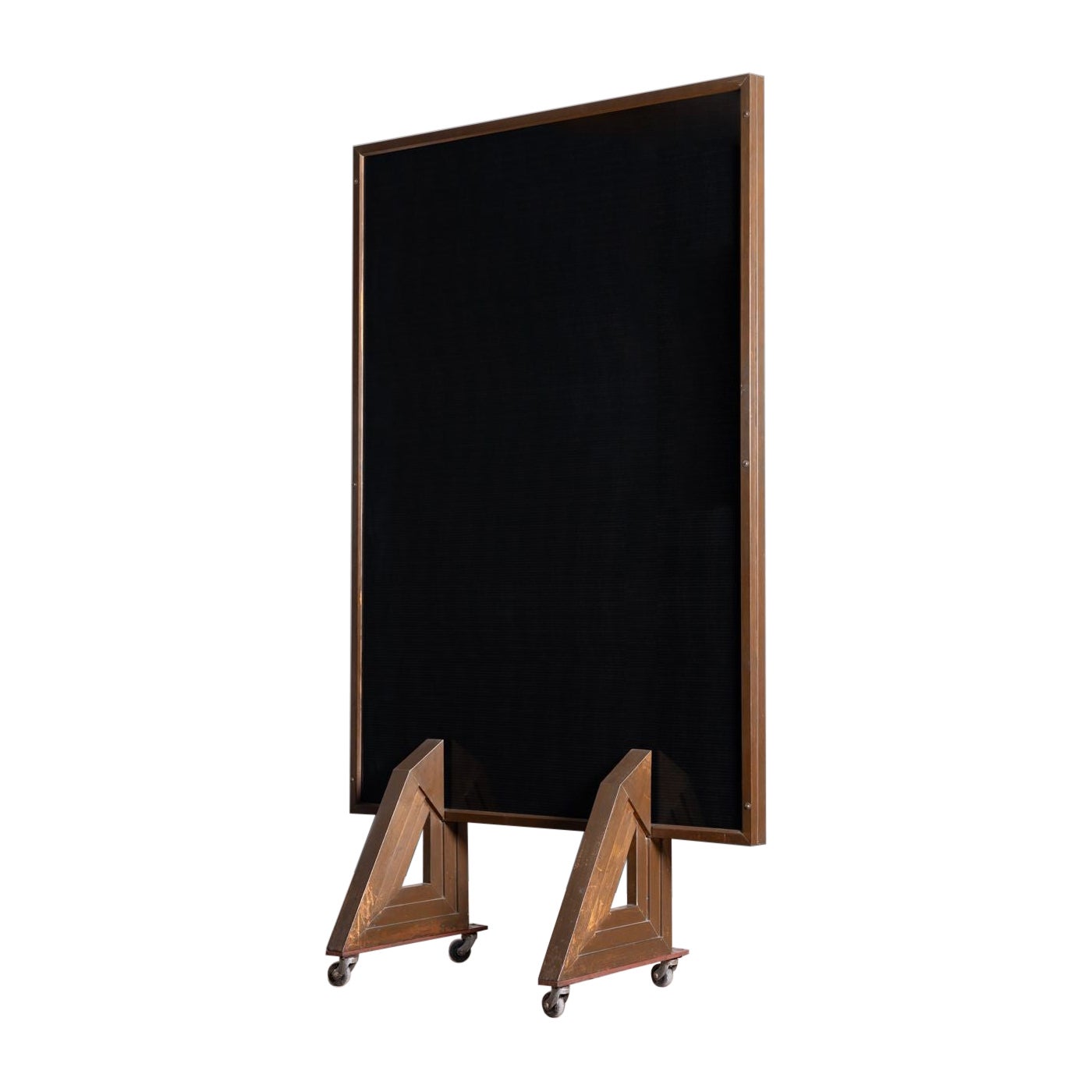 Important Frank Lloyd Wright Copper Directory Marquee / Full Length Mirror
