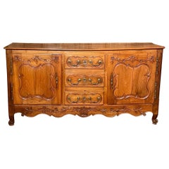 Antique French del XIX secolo, credenza in legno intagliato, CIRCA 1870-1880.