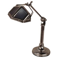 French Art Deco Adjustable Table Lamp by Pirouette