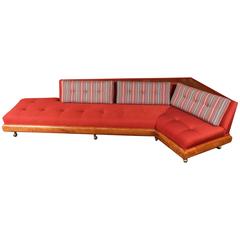 Adrian Pearsall Mid-Century Boomerang Sofa with Matching Coffee Table, 1964