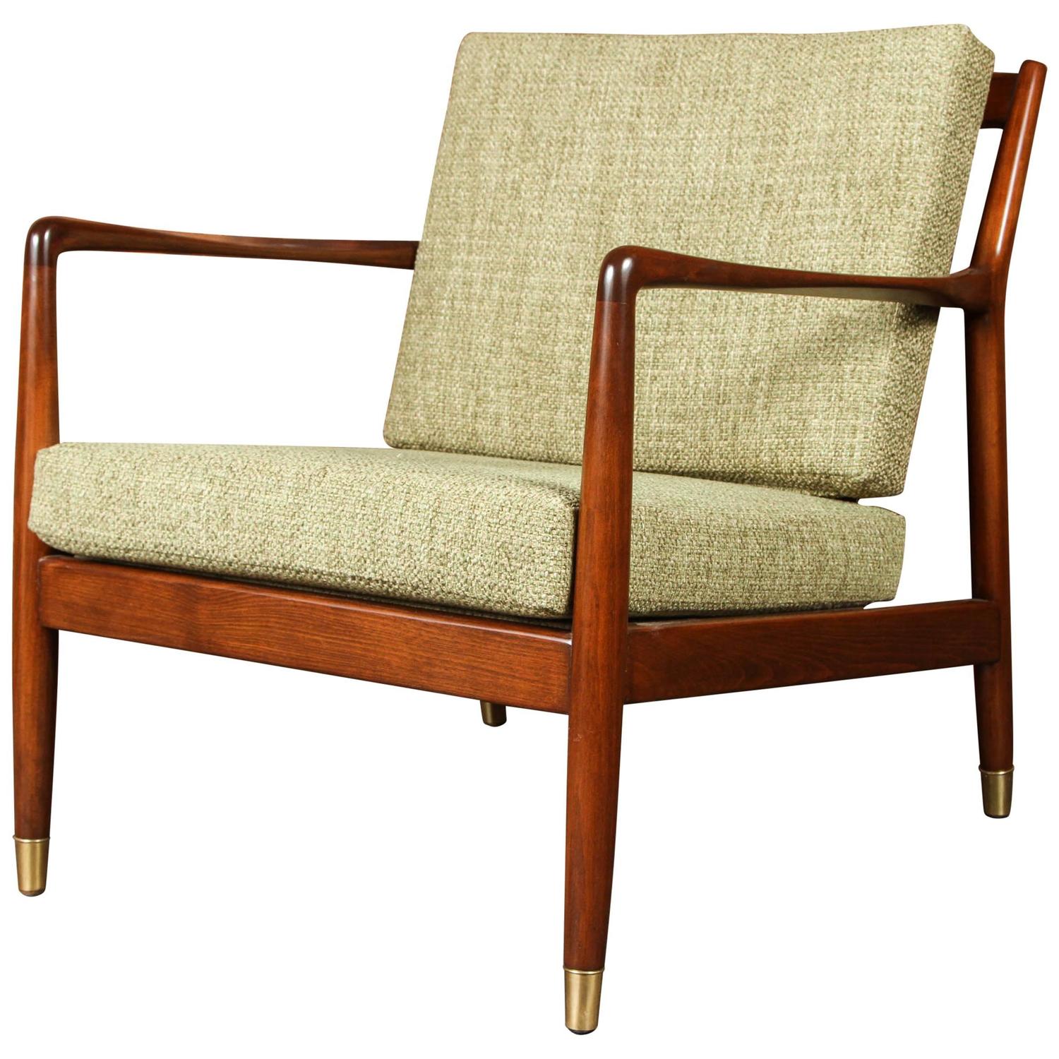 Gorgeous Folke Ohlsson for DUX Lounge Chair, Complete Restoration at