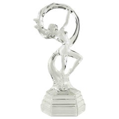 Royal Crystal Rock Crystal "Ballerina" Sculpture, Italy, 1980s
