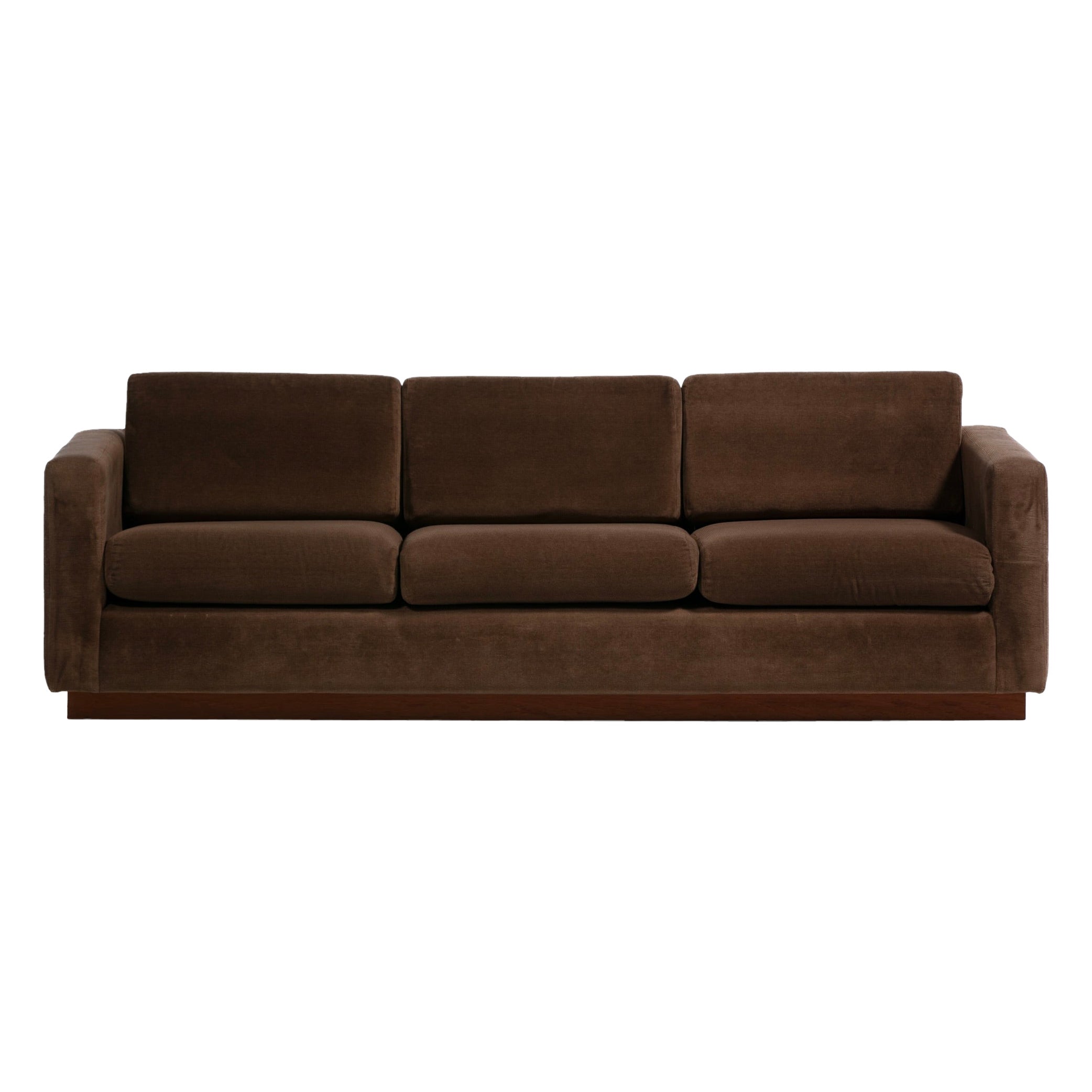 Milo Baughman Tuxedo Sofa for Thayer Coggin c. 1970s