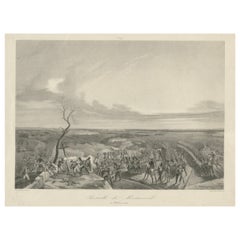 Batalla de Montmirail, 11 de febrero de 1814 - Grabado icónico de la Guerra Napoleónica