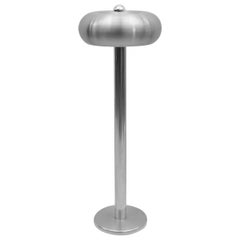 Wunderschöne seltene Doria Aluminium Donut Stehleuchte, 1960er Jahre Deutschland