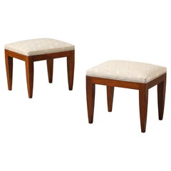 Gio Ponti Att. Taburete de nogal, Italia, hacia 1940