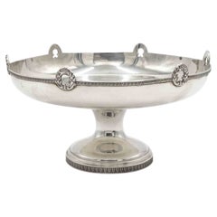 Vintage Silver Fruit Stand, taly, Mid-20th Century