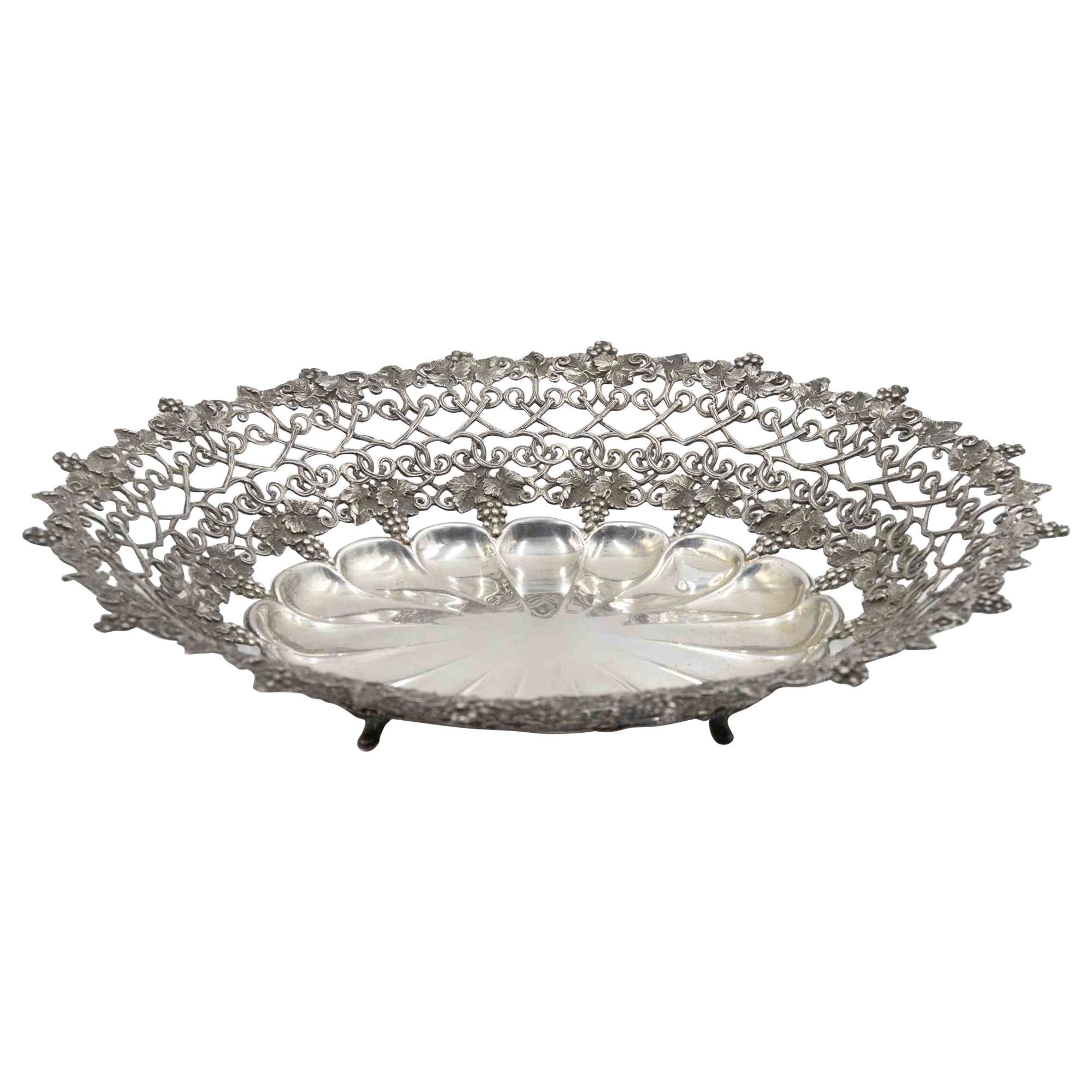 Silver Centerpiece, Italy, mid-20th century