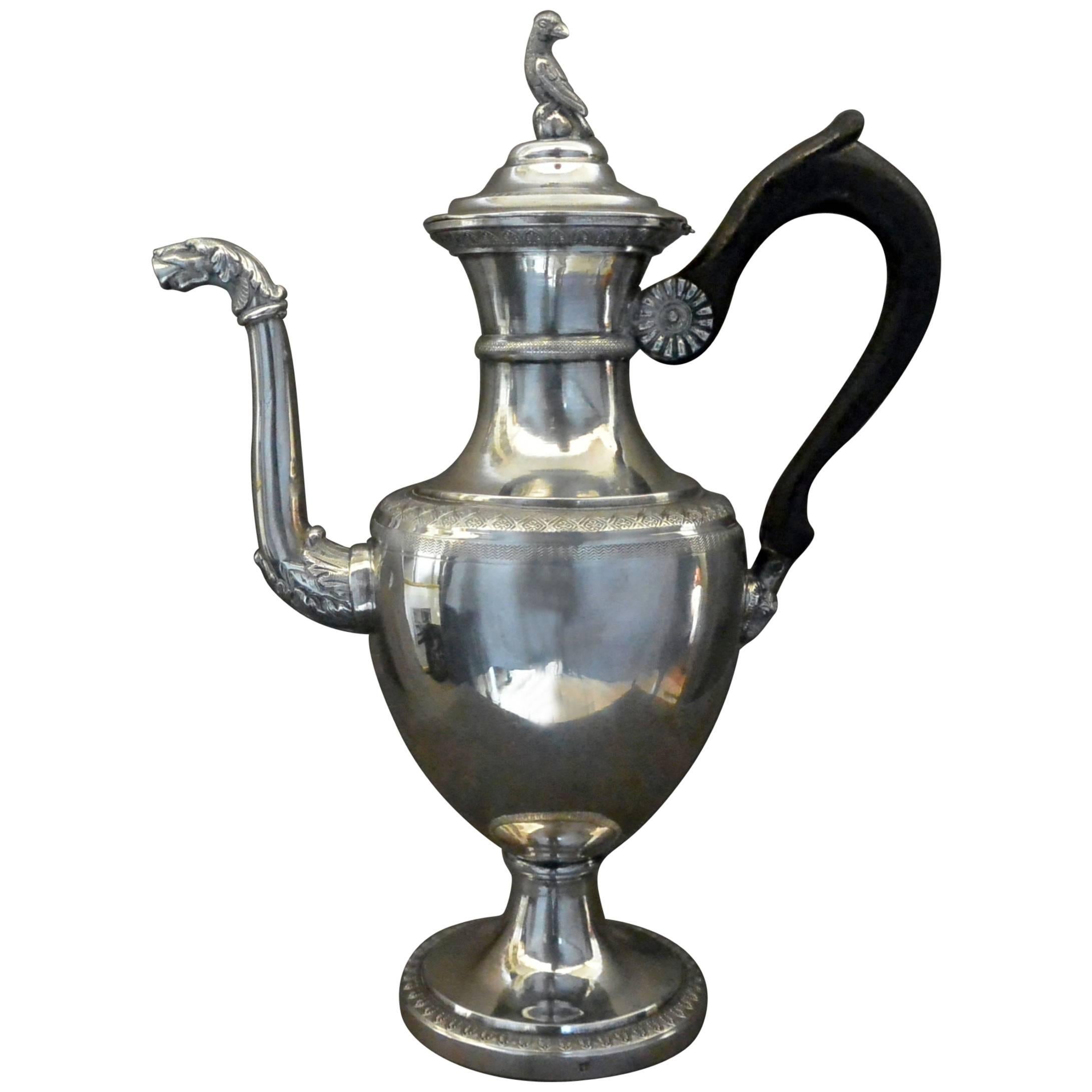 Italian Neoclassical Silver Coffee Pot