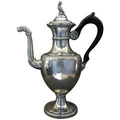 Italian Neoclassical Silver Coffee Pot 4