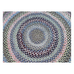 Alfombra trenzada Vintage American Folk Art - RR5056          VENTA    VENTA