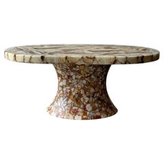 Mesa de Comedor Vintage Onyx, Muller's of Mexico, Mid Century Modern