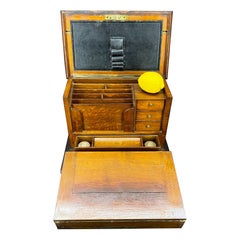 English Notary Travel Mail Desk Correspondence Box, circa 1910