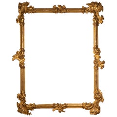 Cornice rococò. Legno dorato. XVIII secolo.