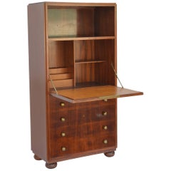 Exceptional French Art Deco Secretary Cabinet