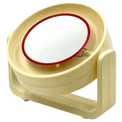 Rare 1960s Space Age Mirror with Light - Vintage Design by Allstar Germany