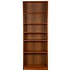 Danish Mid-Century Modern Teak Tall Bookcase