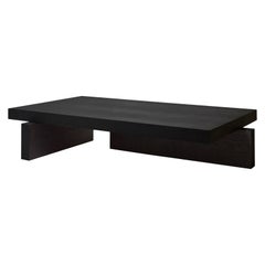 Tavolino da caffè minimalista in legno massiccio di Oak Oak - Hari by Mokko