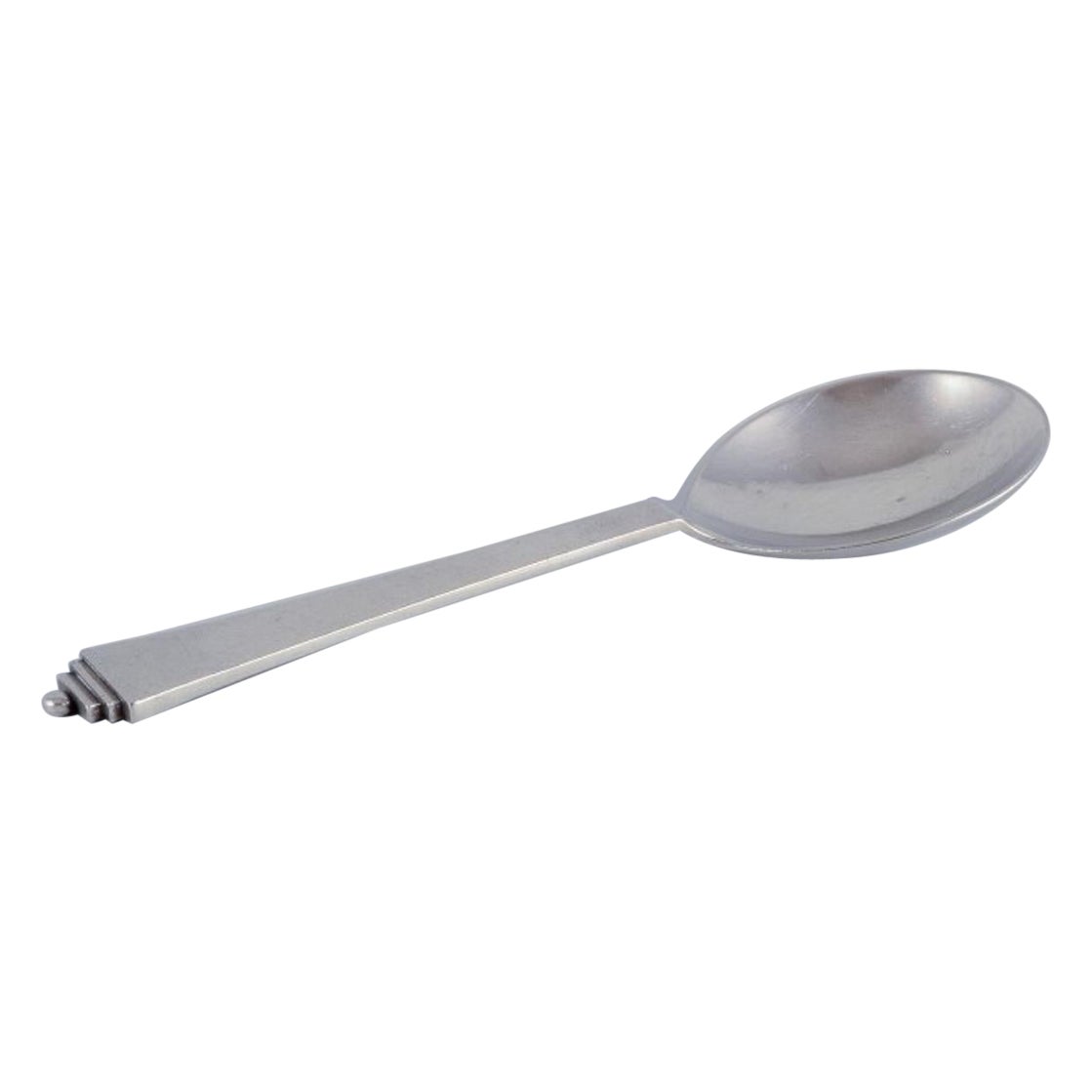 Georg Jensen Pyramid. Serving spoon in sterling silver.