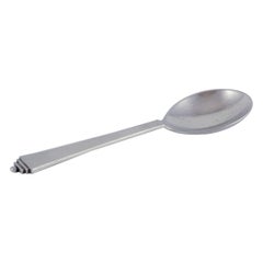 Georg Jensen Pyramid. Serving spoon in sterling silver.