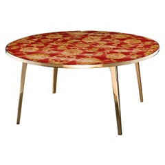Small Cafe 6116 Bronze Table Round by Atelier Ruben Van Megen