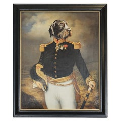 CEREMONIAL DRESS THIERRY PONCELET FRAMED ART PRiNT BLACK AND GOLD FRAME