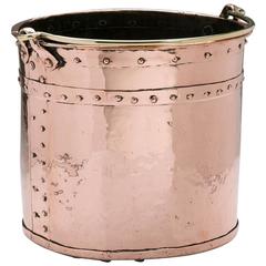 Antique Dutch 19th Century Copper Bucket