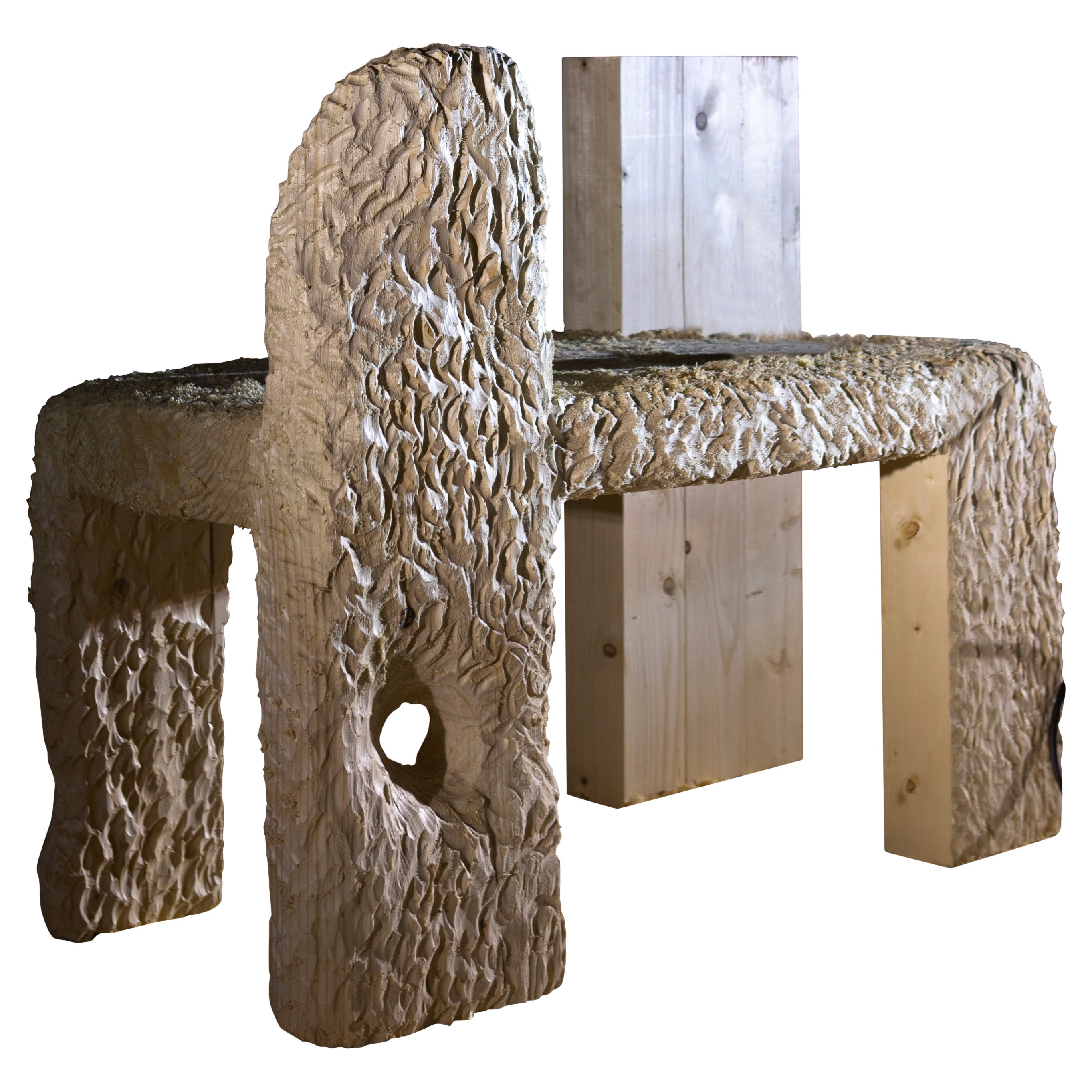 Ohne Titel 1A Hocker 00 Beistelltisch von Tellurico