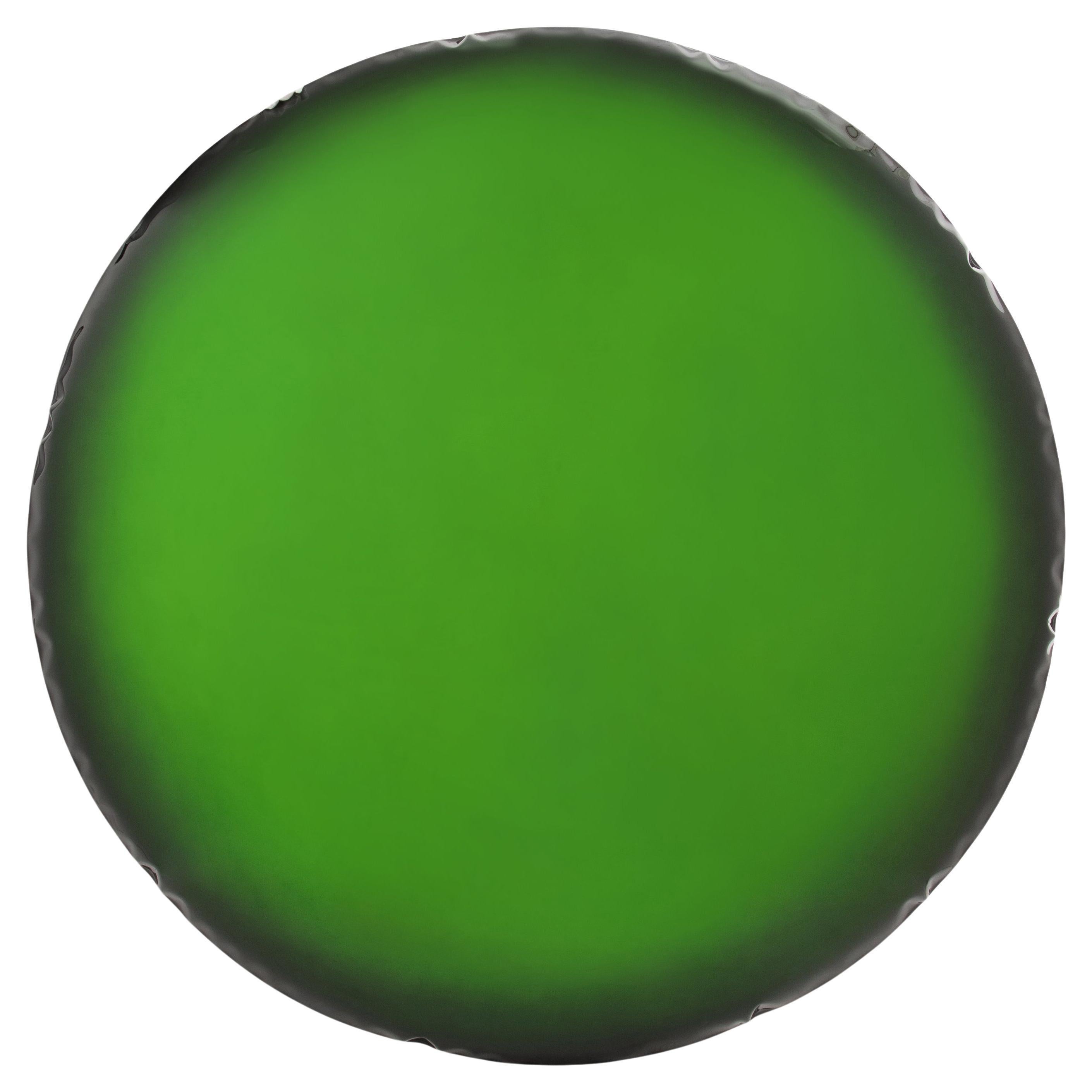 Contemporary Mirror 'Oko 150', Jade Green, by Zieta