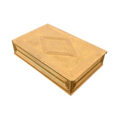Tiffany Studios New York Graduate Pattern Bronze Doré Box