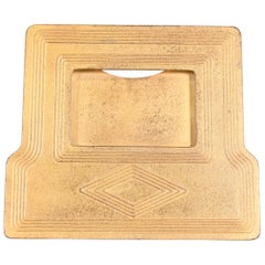 Tiffany Studios New York Graduate Bronze Doré Desk Calendar or Picture Frame