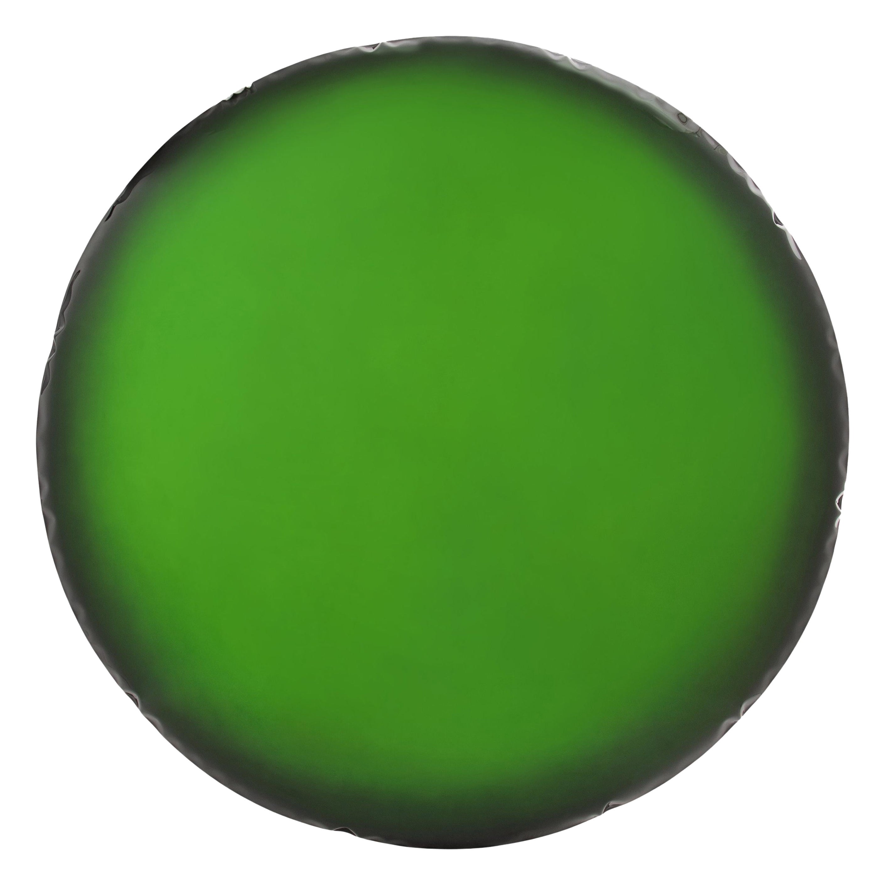 Contemporary Mirror 'Oko 75', Jade Green, by Zieta