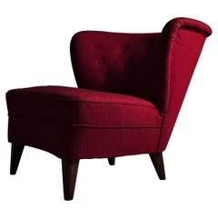 Chunky lounge chair by Gösta Jonsson, Sweden, 1950s