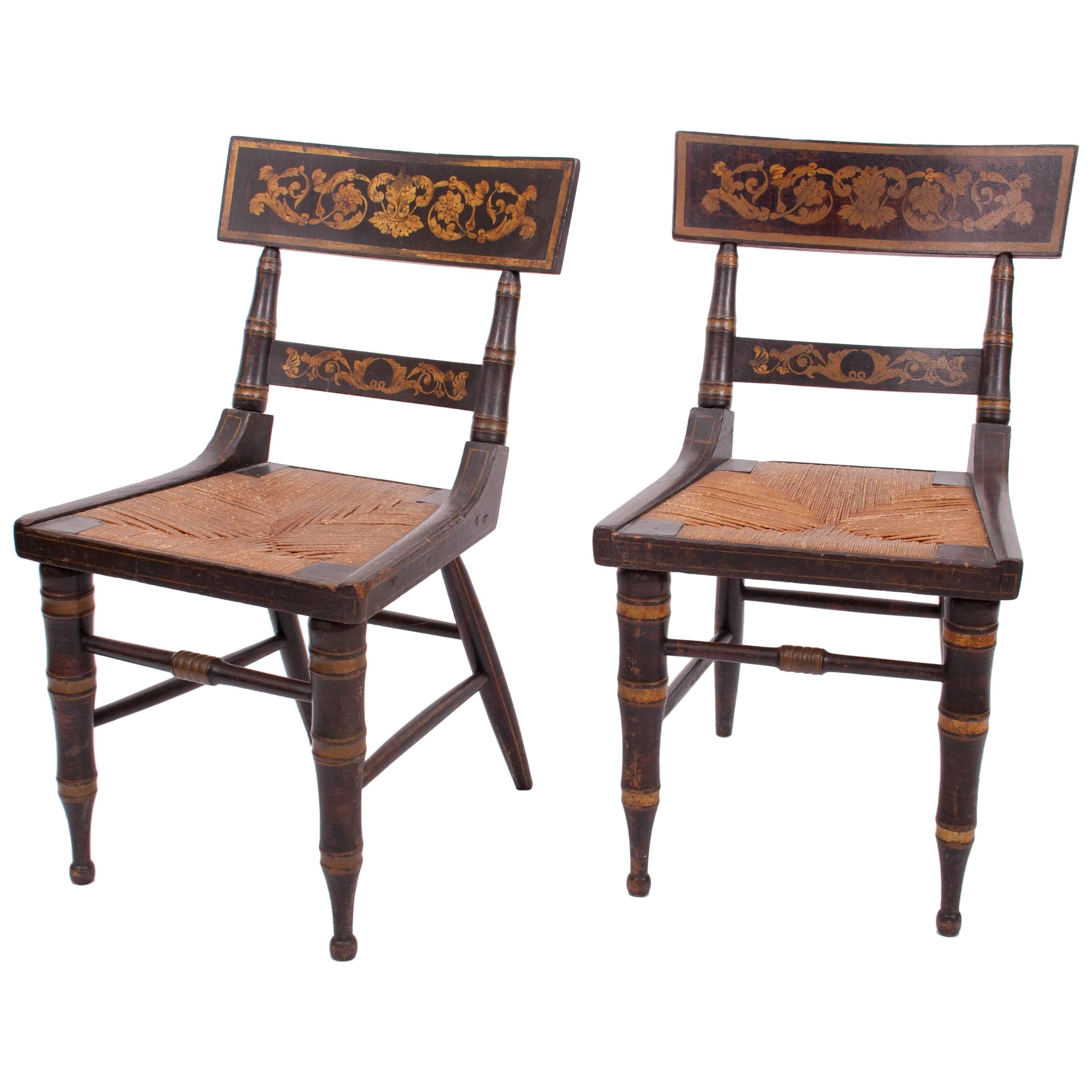 Pair of Baltimore "Fancy" Side Chairs