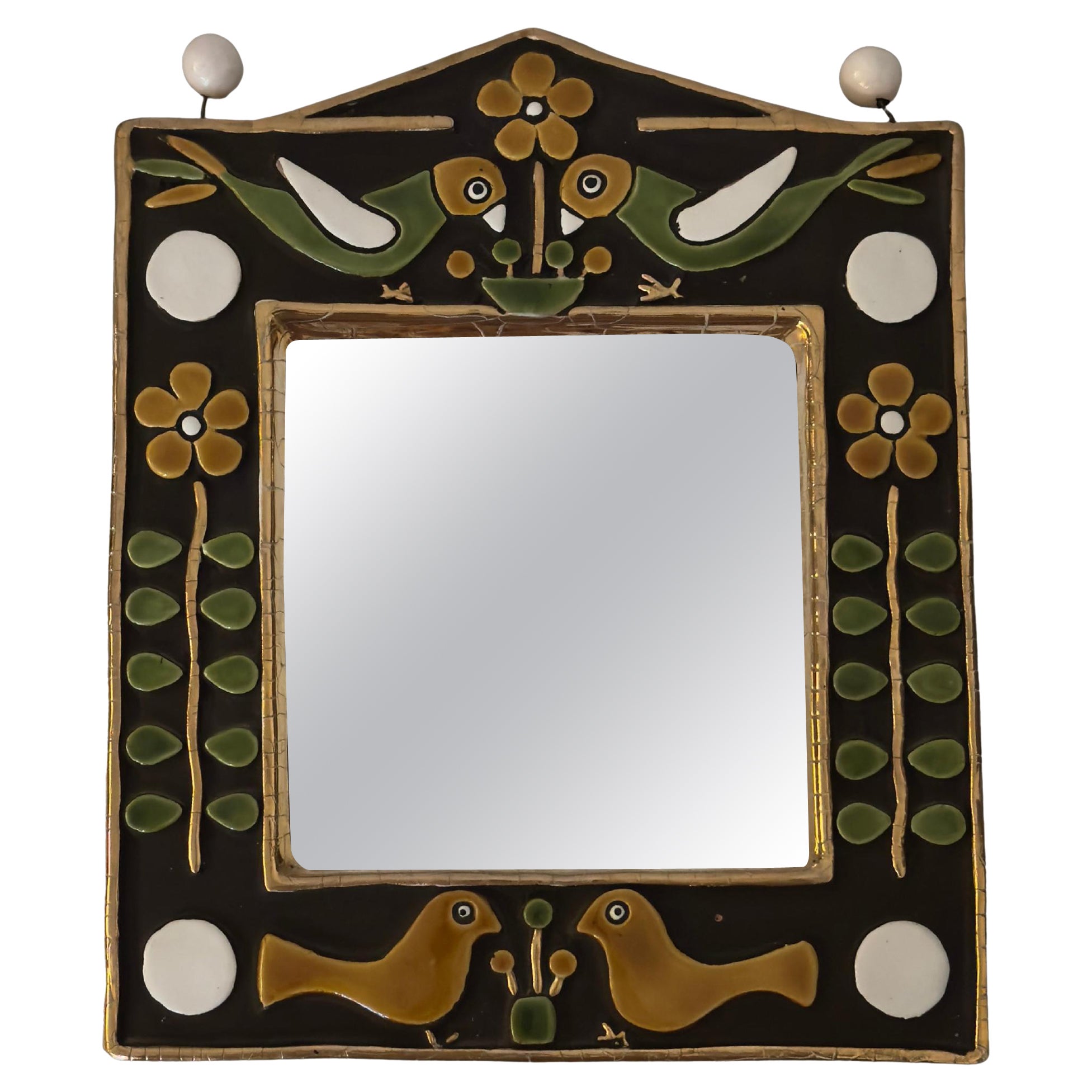 Mural mirror by Mithé Espelt 1970