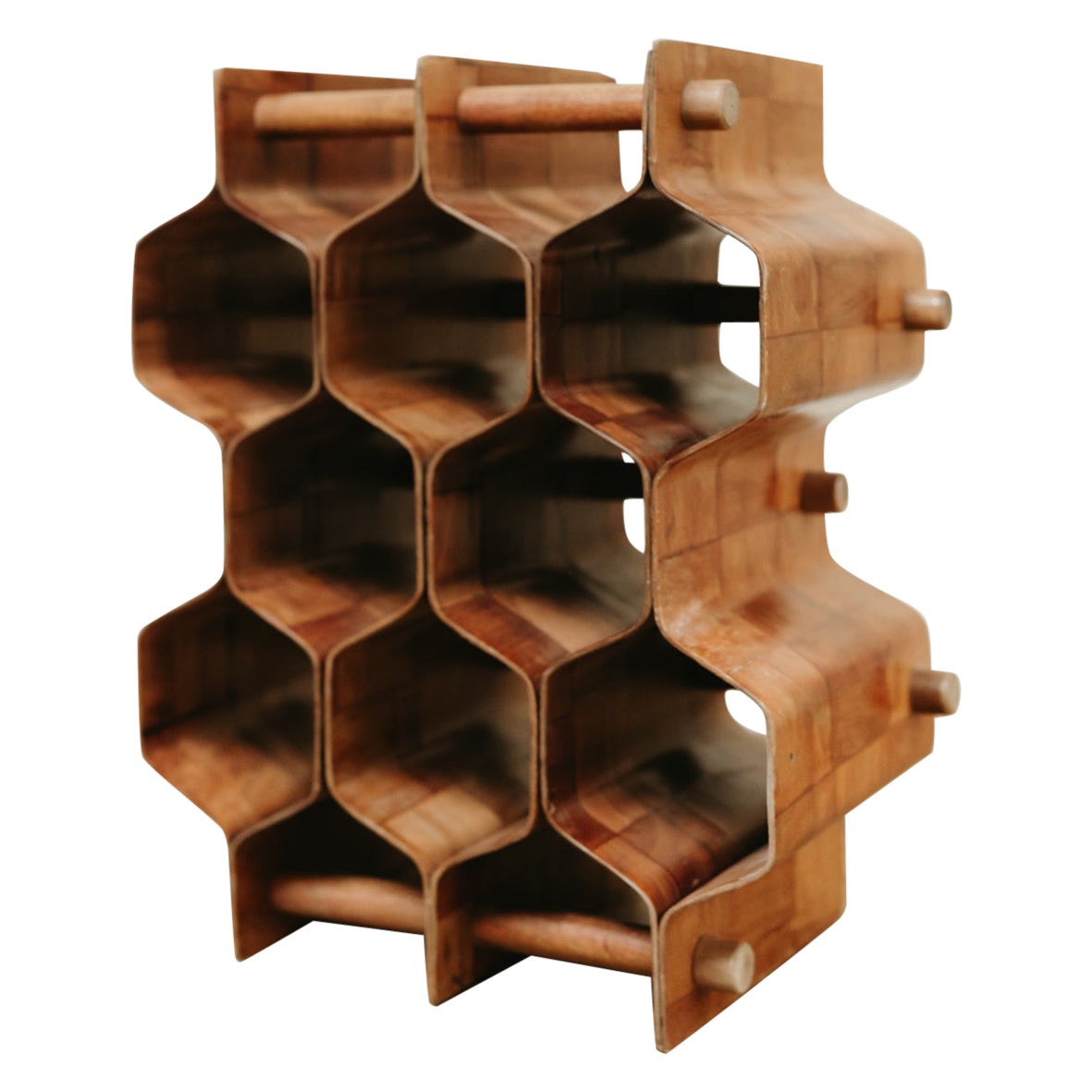 1960's vintage winerack by Torsten Johansson
