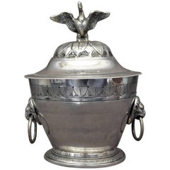 Antique Silver Swan Sugar Bowl