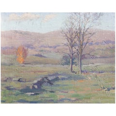 Pittura di paesaggio impressionista americana Scuola di Old Lyme Inizio XX secolo