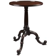 George III Chippendale Mahogany Tripod Table