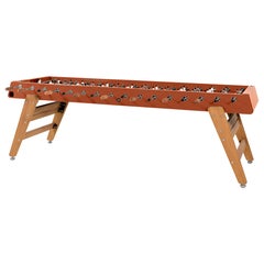 Terracotta Red & Wood FOOSBALL TABLE RS3 Max by RS Barcelona for up to 8 players