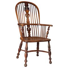 19th Century Yew Wood Windsor Chair