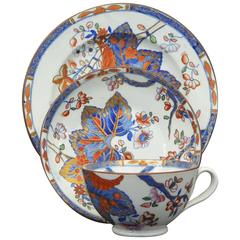 Copeland and Garrett Tobacco Leaf Plate, Cup and Saucer