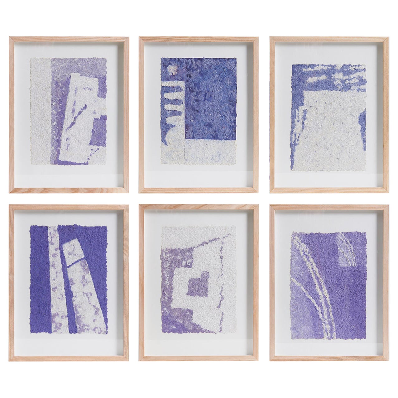 Set di 6 opere su carta di Marinette Lefillâtre