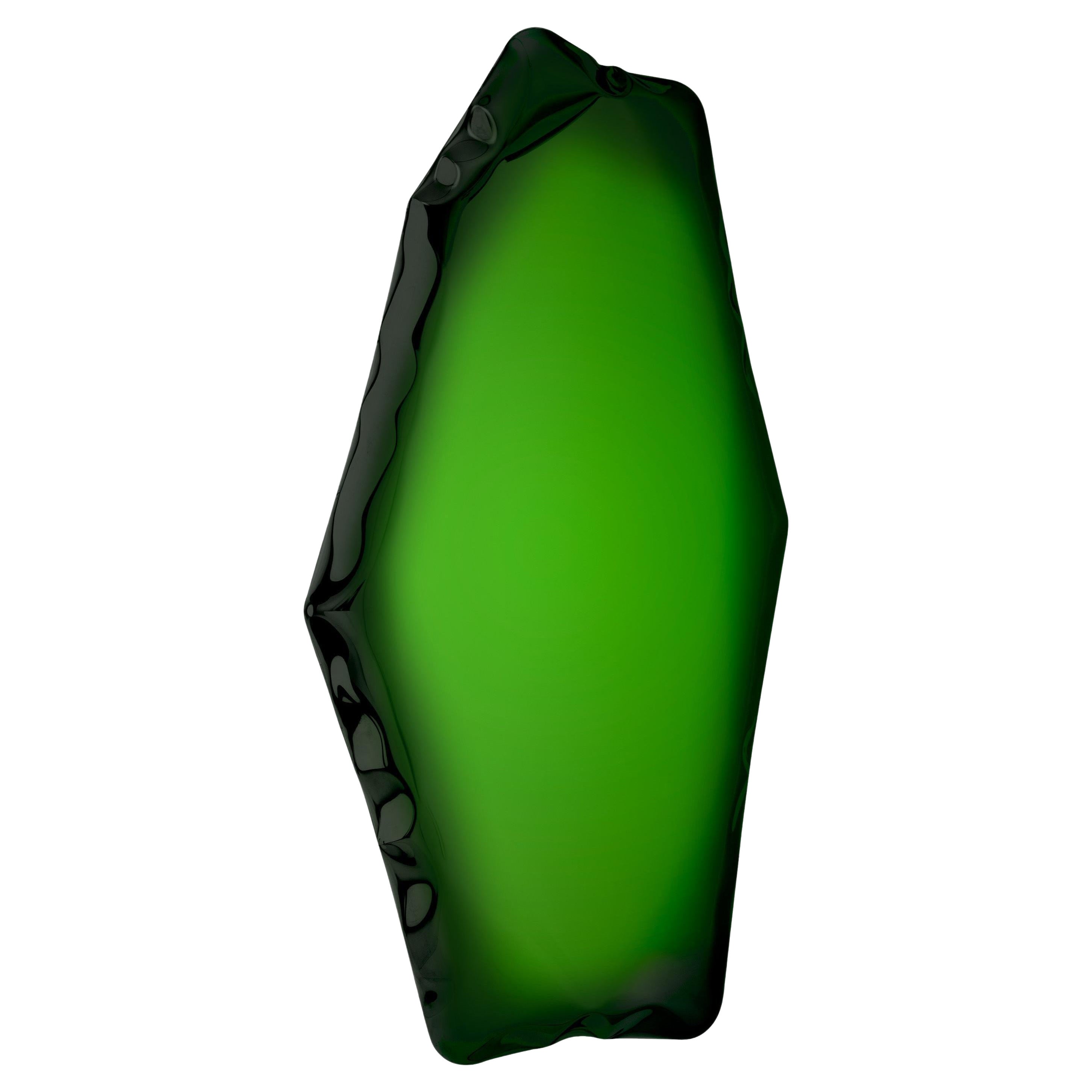 Contemporary Mirror 'Tafla C4.5', Jade Green, by Zieta For Sale