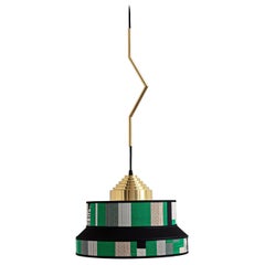Lampada a sospensione Jacquard Emerald Aperitivo di Servomuto