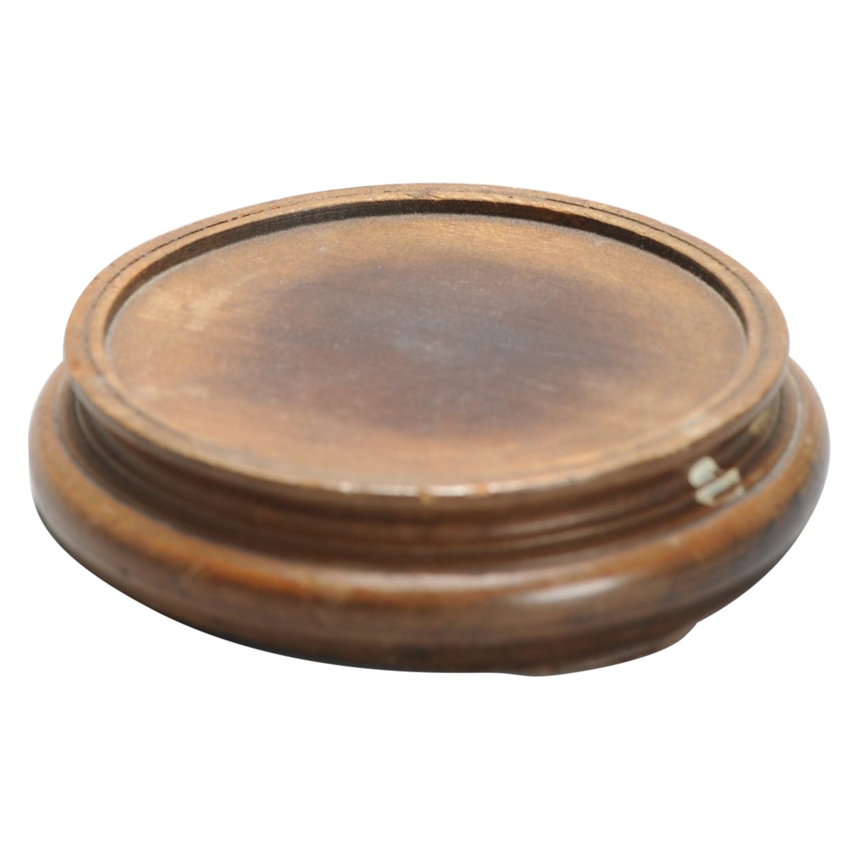 Soporte de madera para porcelana antigua china o japonesa, Siglo XX