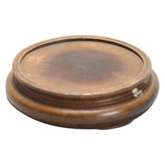 Soporte de madera para porcelana antigua china o japonesa, Siglo XX