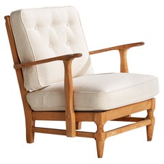 Göperts Möbler, Lounge Chair, Pine, Fabric, Sweden, 1940s