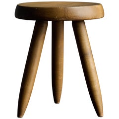 Tabouret Berger de Charlotte Perriand pour Steph Simon, France, 1965